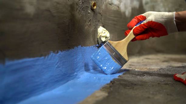 Commercial Waterproofing project at a Philo, OH business property by SJ Waterproofing Pros